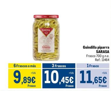 Oferta de Sarasa - Guindilla Piparra por 11,65€ en Makro