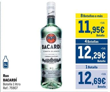 Oferta de Bacardi - Ron por 12,69€ en Makro