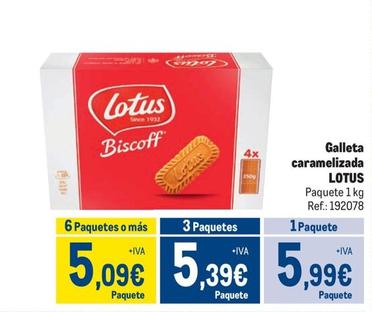 Oferta de Lotus - Galleta Caramelizada por 5,99€ en Makro