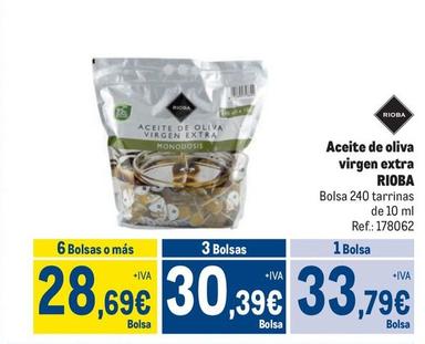 Oferta de Rioba - Aceite De Oliva Virgen Extra por 33,79€ en Makro