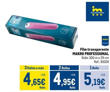 Oferta de Makro Professional - Film Transparente  por 5,19€ en Makro