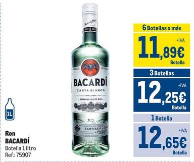 Oferta de Bacardi - Ron por 12,65€ en Makro