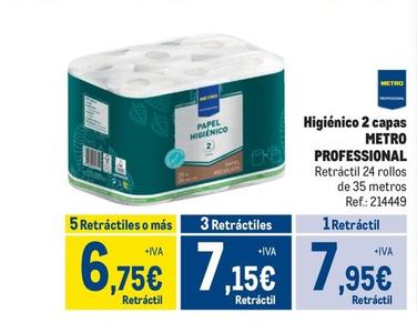 Oferta de Makro Professional - Higiénico 2 Capas por 7,95€ en Makro