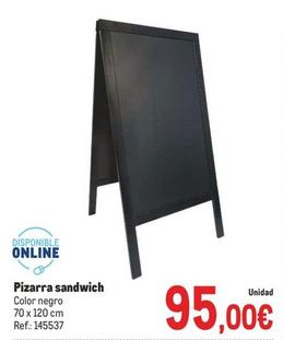 Oferta de Pizarra Sandwich por 95€ en Makro