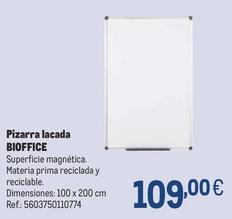 Oferta de Bioffice - Pizarra Lacada por 109€ en Makro