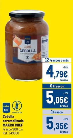 Oferta de Makro Chef - Cebolla Caramelizada por 5,35€ en Makro