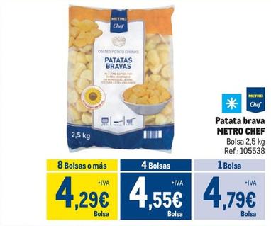 Oferta de Metro Chef - Patata Brava por 4,79€ en Makro