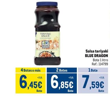 Oferta de Blue Dragon - Salsa Teriyaki por 7,59€ en Makro