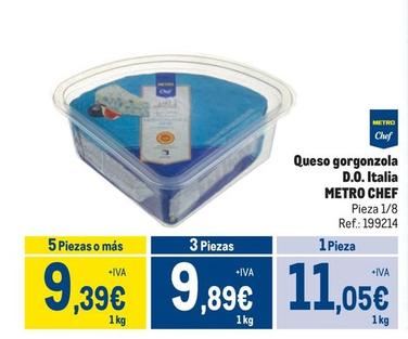Oferta de Metro Chef - Queso Gorgonzola D.O. Italia por 11,05€ en Makro