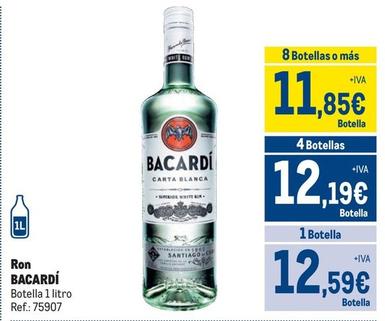 Oferta de Bacardi - Ron por 12,59€ en Makro