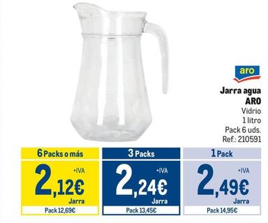 Oferta de Aro - Jarra Agua por 2,49€ en Makro