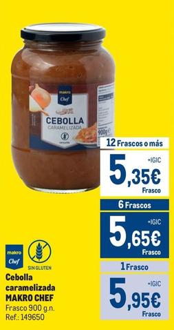 Oferta de Makro Chef - Cebolla Caramelizada  por 5,95€ en Makro