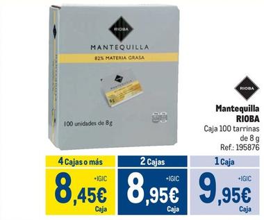 Oferta de Rioba - Mantequilla por 9,95€ en Makro