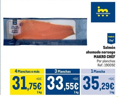 Oferta de Makro - Salmón Ahumado Noruego por 35,29€ en Makro