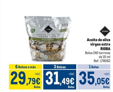 Oferta de Rioba - Aceite De Oliva Virgen Extra por 35,05€ en Makro