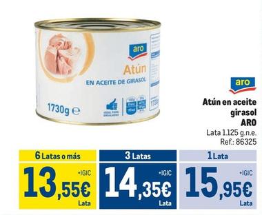 Oferta de Aro - Atún En Aceite Girasol por 15,95€ en Makro