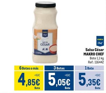 Oferta de Makro Chef - Salsa César por 5,35€ en Makro