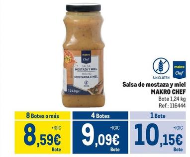 Oferta de Makro - Chef Salsa De Mostaza Y Miel por 10,15€ en Makro