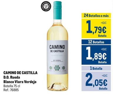 Oferta de Camino De Castilla - D.O. Rueda Blanco Viura Verdejo por 2,05€ en Makro