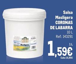 Oferta de Coronas De Labarra - Salsa Masligera por 1,59€ en Makro