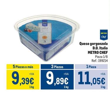 Oferta de Metro Chef - Queso Gorgonzola D.o. Italia por 11,05€ en Makro