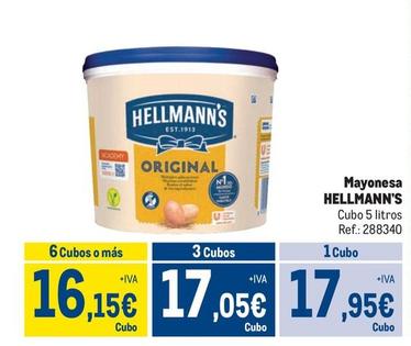 Oferta de Hellmann's - Mayonesa por 17,95€ en Makro