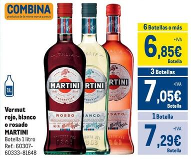 Oferta de Martini - Vermut Rojo por 7,29€ en Makro