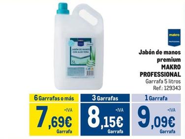 Oferta de Metro Professional - Jabón De Manos Premium por 9,09€ en Makro