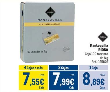 Oferta de Rioba - Mantequilla por 8,89€ en Makro