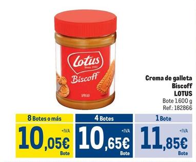 Oferta de Lotus - Crema De Galleta Biscoff por 11,85€ en Makro