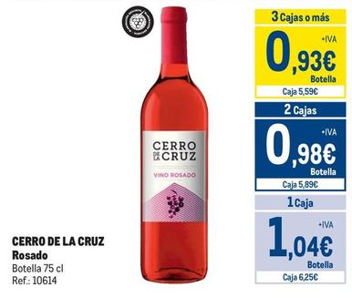 Oferta de Cerro De La Cruz - Rosado por 1,04€ en Makro
