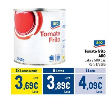 Oferta de Aro - Tomate Frito por 4,09€ en Makro