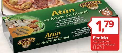 Oferta de Atún en aceite de girasol por 1,79€ en Suma Supermercados