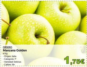 Oferta de Manzana golden por 1,75€ en Hiper Usera