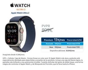 Oferta de Apple Watch por 899€ en Movistar