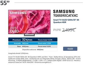 Oferta de Televisor Samsung por 2499€ en Movistar