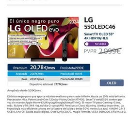 Oferta de Televisor LG por 2074€ en Movistar