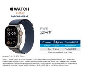 Oferta de Apple Watch por 899€ en Movistar