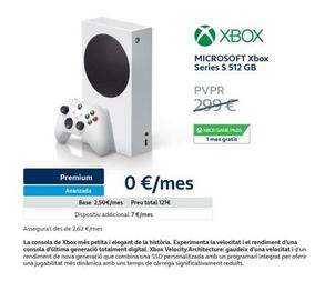 Oferta de Xbox por 299€ en Movistar