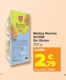 Oferta de Schär - Medias Noches Sin Gluten por 2,79€ en Carrefour