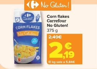 Oferta de Carrefour - Corn Flakes No Gluten! por 2,19€ en Carrefour