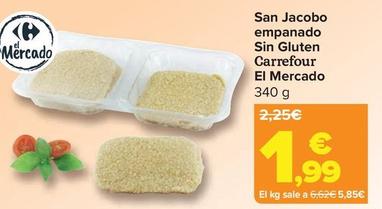 Oferta de Carrefour - San Jacobo Empanado Sin Gluten El Mercado por 1,99€ en Carrefour