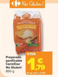 Oferta de Carrefour - Preparado Panificable No Gluten por 1,79€ en Carrefour
