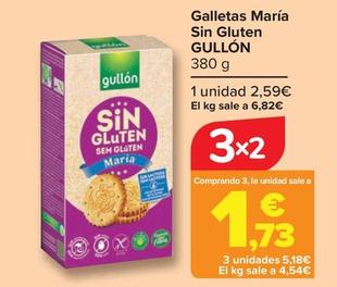 Oferta de Gullón - Galletas María Sin Gluten   por 2,59€ en Carrefour