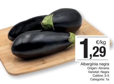 Oferta de Albergínia Negra por 1,29€ en BonpreuEsclat