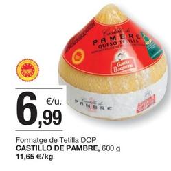 Oferta de García Baquero - Formatge De Tetilla DOP Castillo De Pambre por 6,99€ en BonpreuEsclat