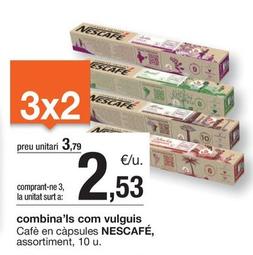 Oferta de Nescafé - Cafè En Càpsules por 3,79€ en BonpreuEsclat