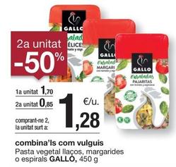 Oferta de Gallo - Pasta Vegetal Llaços por 1,7€ en BonpreuEsclat