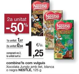 Oferta de Nestlé - Xocolata Jungly Amb Llet por 1,67€ en BonpreuEsclat