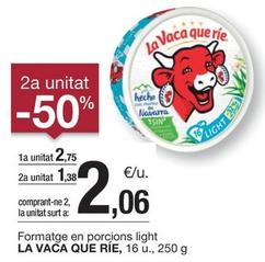 Oferta de La Vaca Que Ríe - Formatge En Porcions Light por 2,75€ en BonpreuEsclat